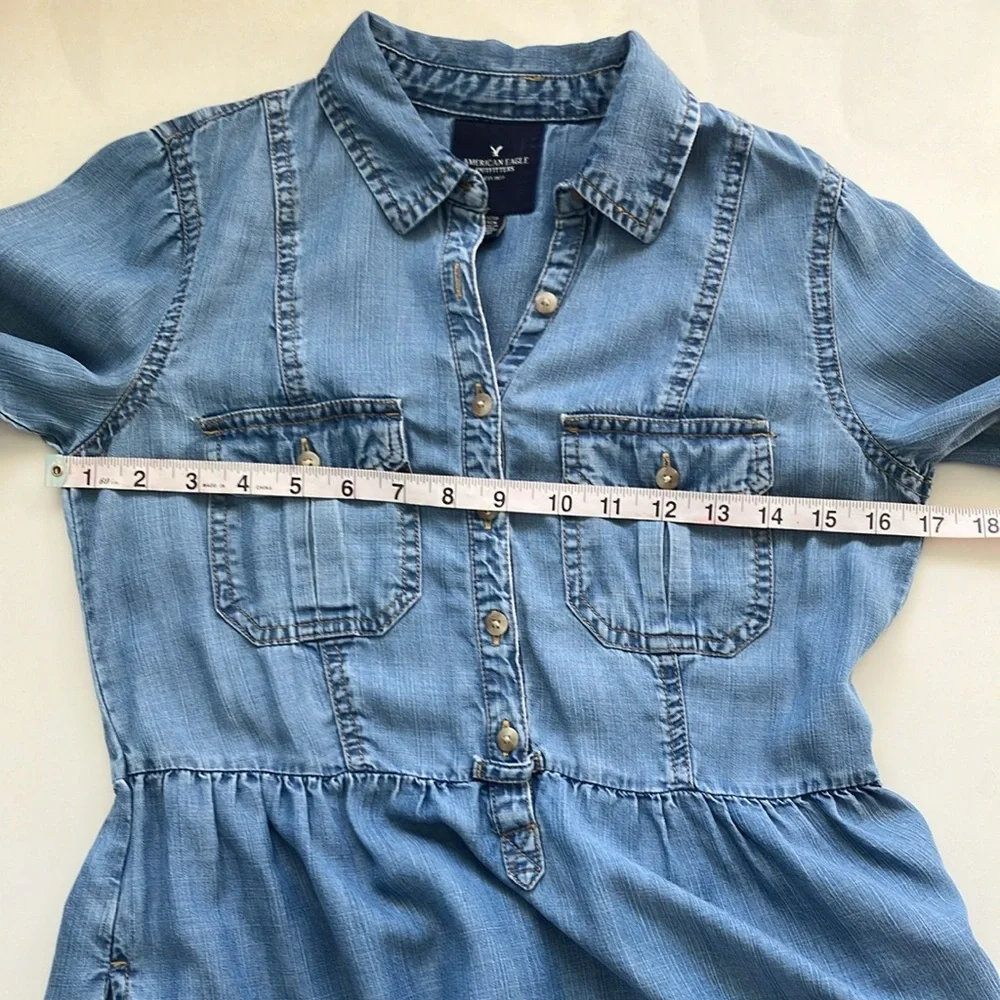 American Eagle Outfitters Blue Denim Dress - Picture 6 of 11
